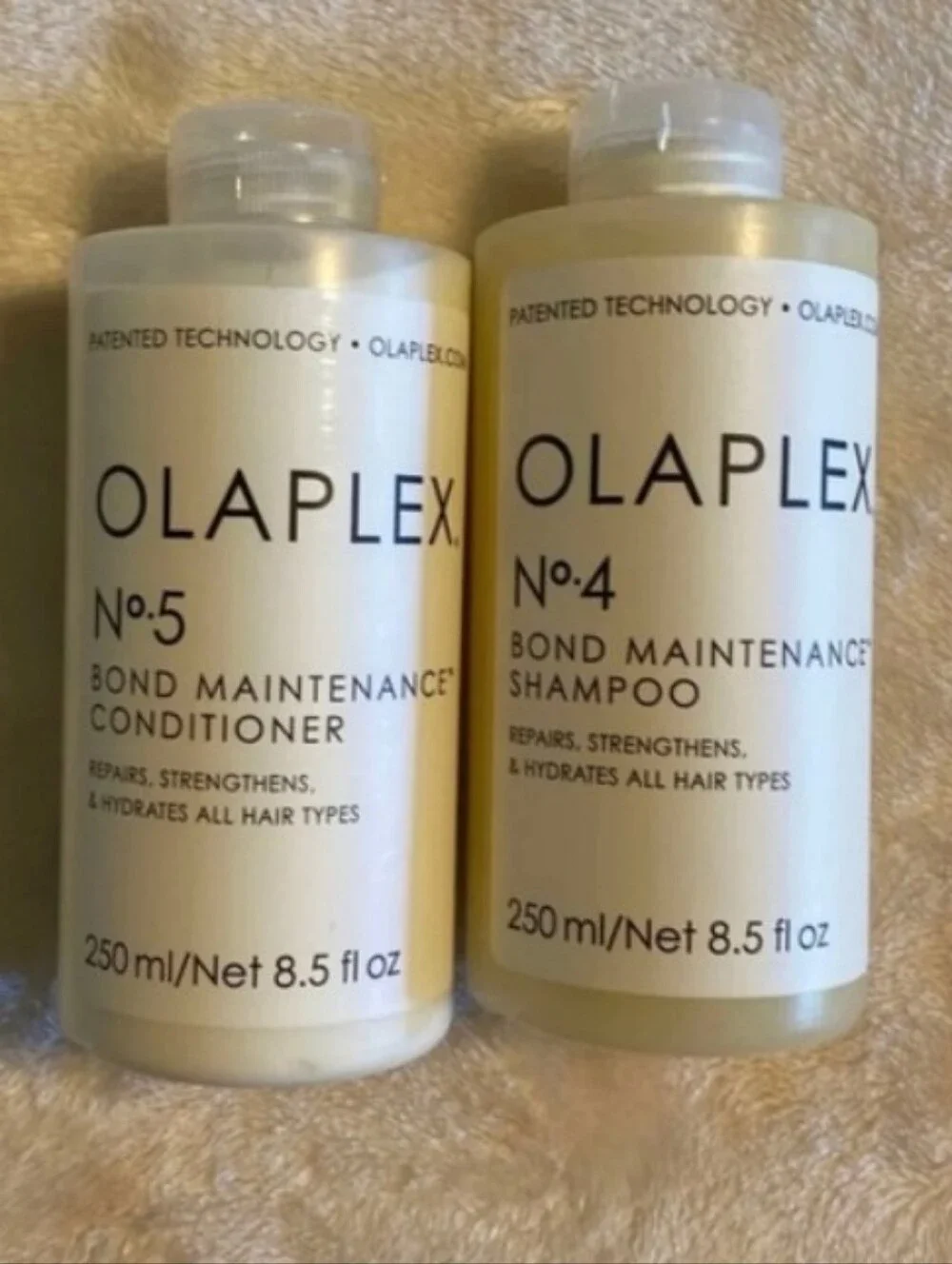 OLAPLEX No.4 Shampoo & No.5 Conditioner Brand New Full Size Bonding Set 8.5 FLOz